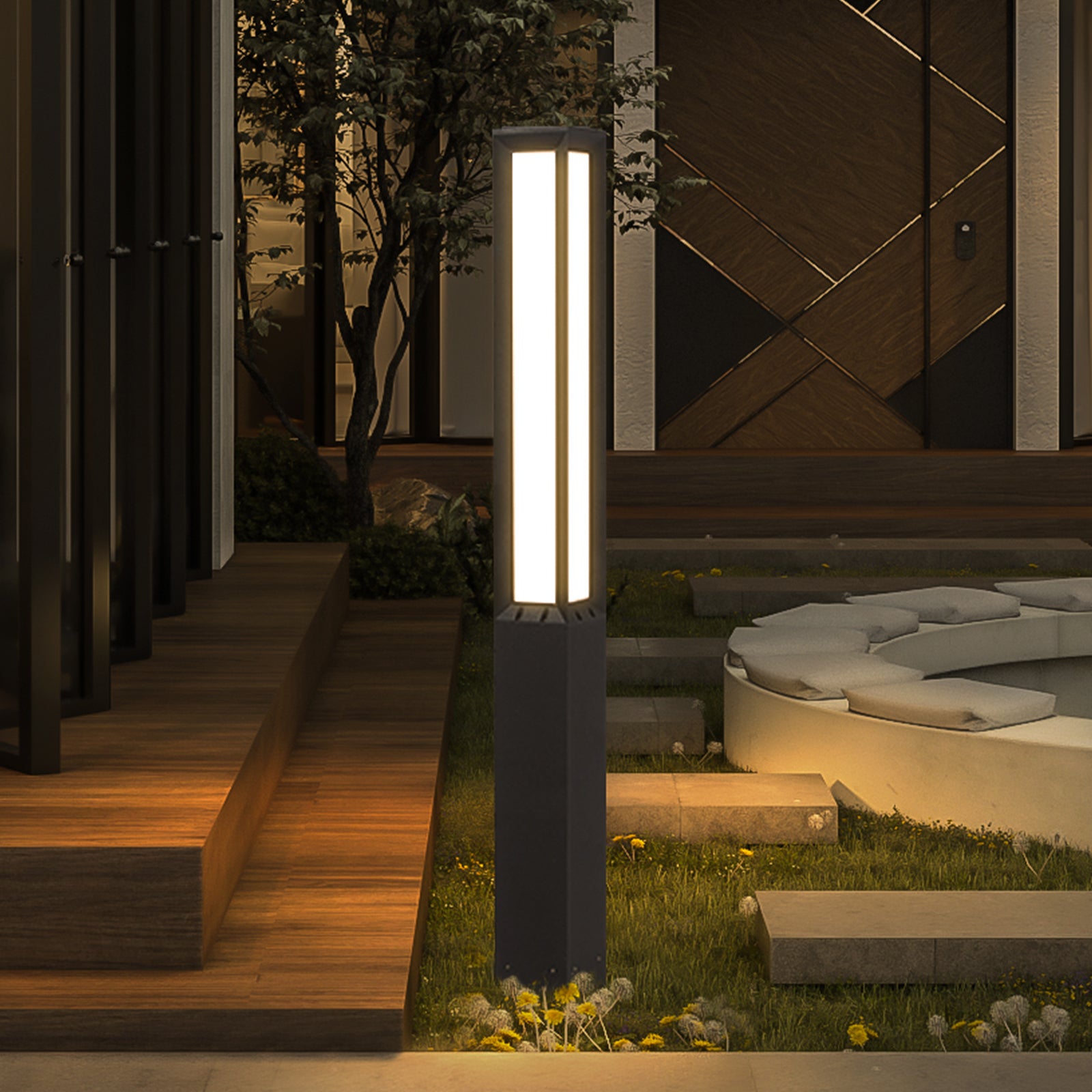 RIRZ PILLAR | Modern Architectural Bollard Light