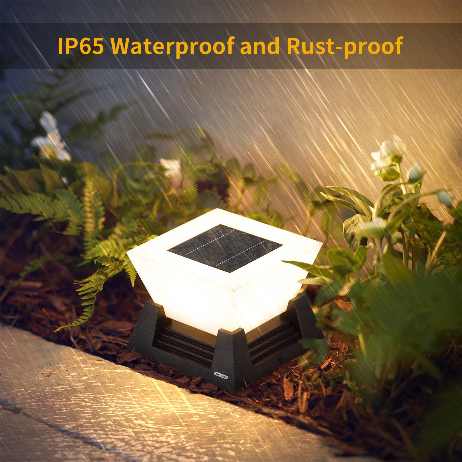 RIRZ NOVA | Modern Solar Post Light