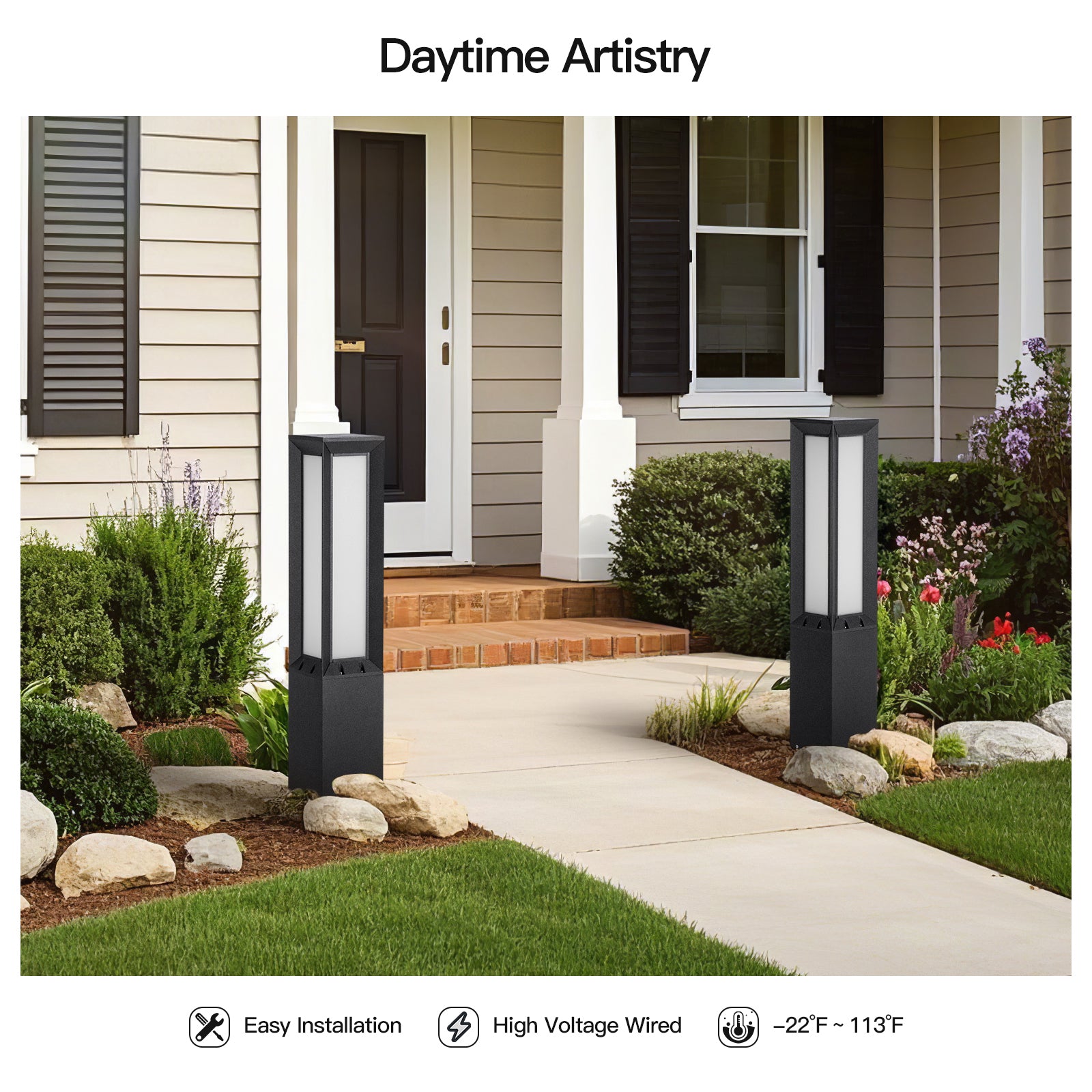 RIRZ PILLAR | Modern Architectural Bollard Light