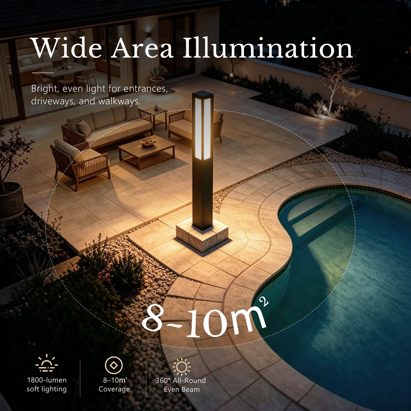 RIRZ PILLAR | Modern Architectural Bollard Light