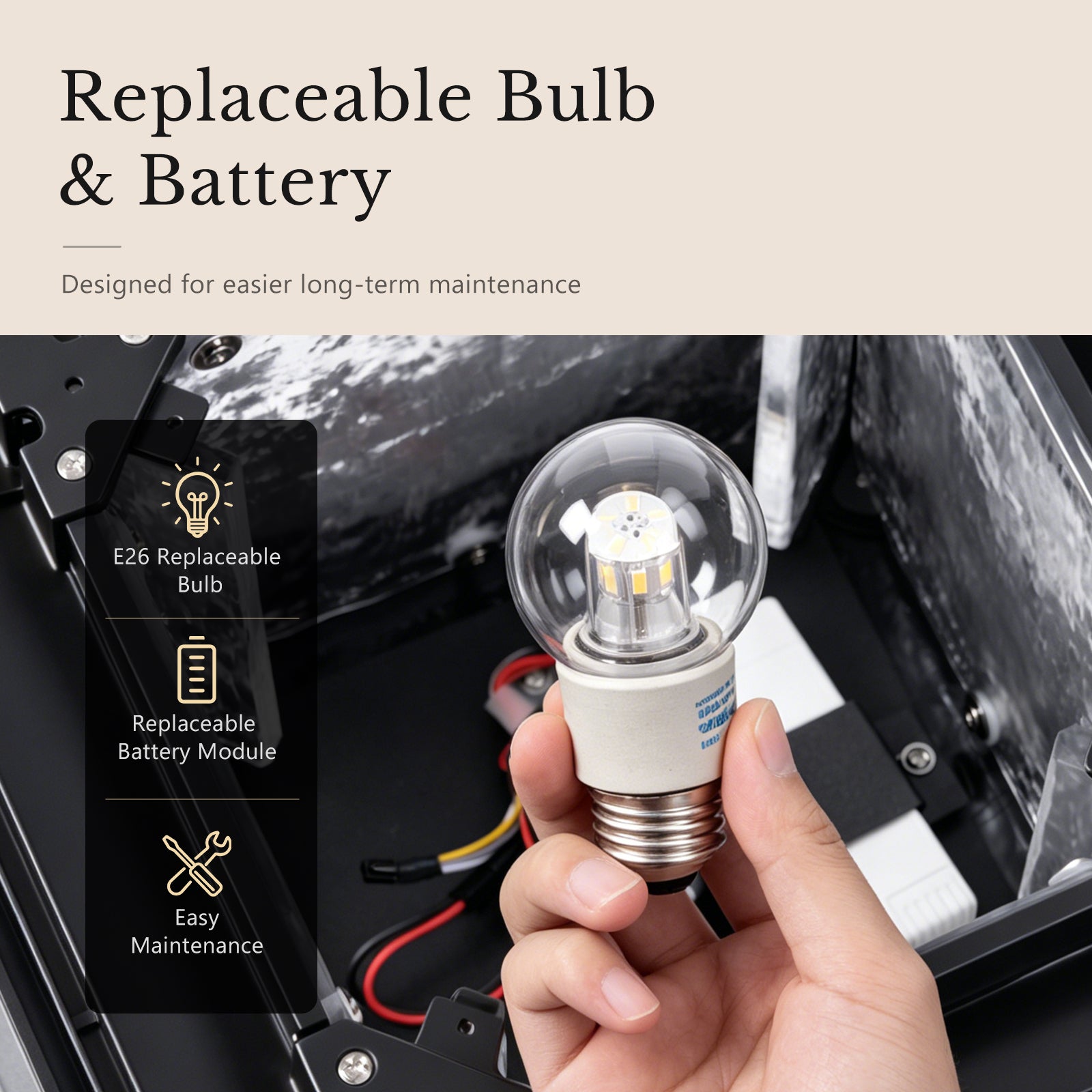 RIRZ LUCENT | Modern Solar Glass Post Light