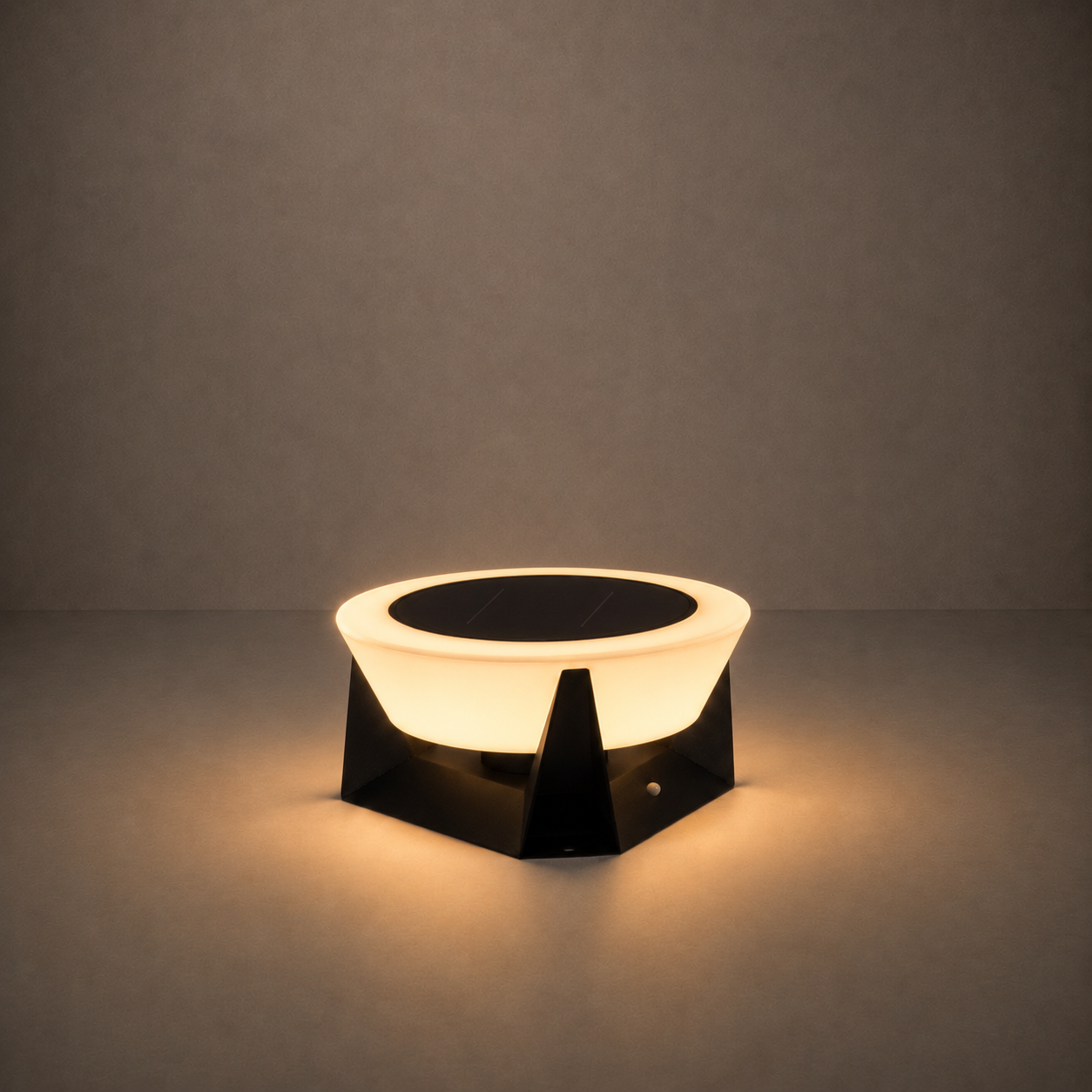 RIRZ HALO | Modern Solar Outdoor Post Light