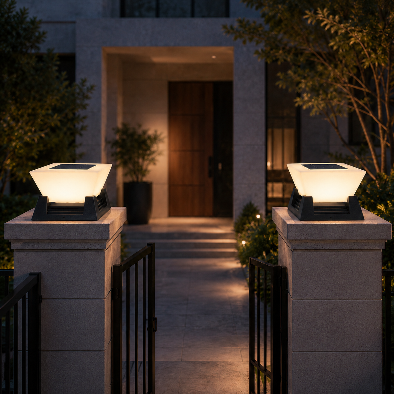 RIRZ NOVA | Modern Solar Post Light