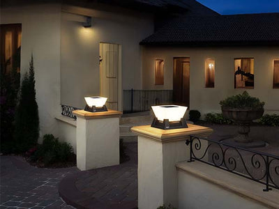 RIRZ NOVA | Modern Solar Post Light