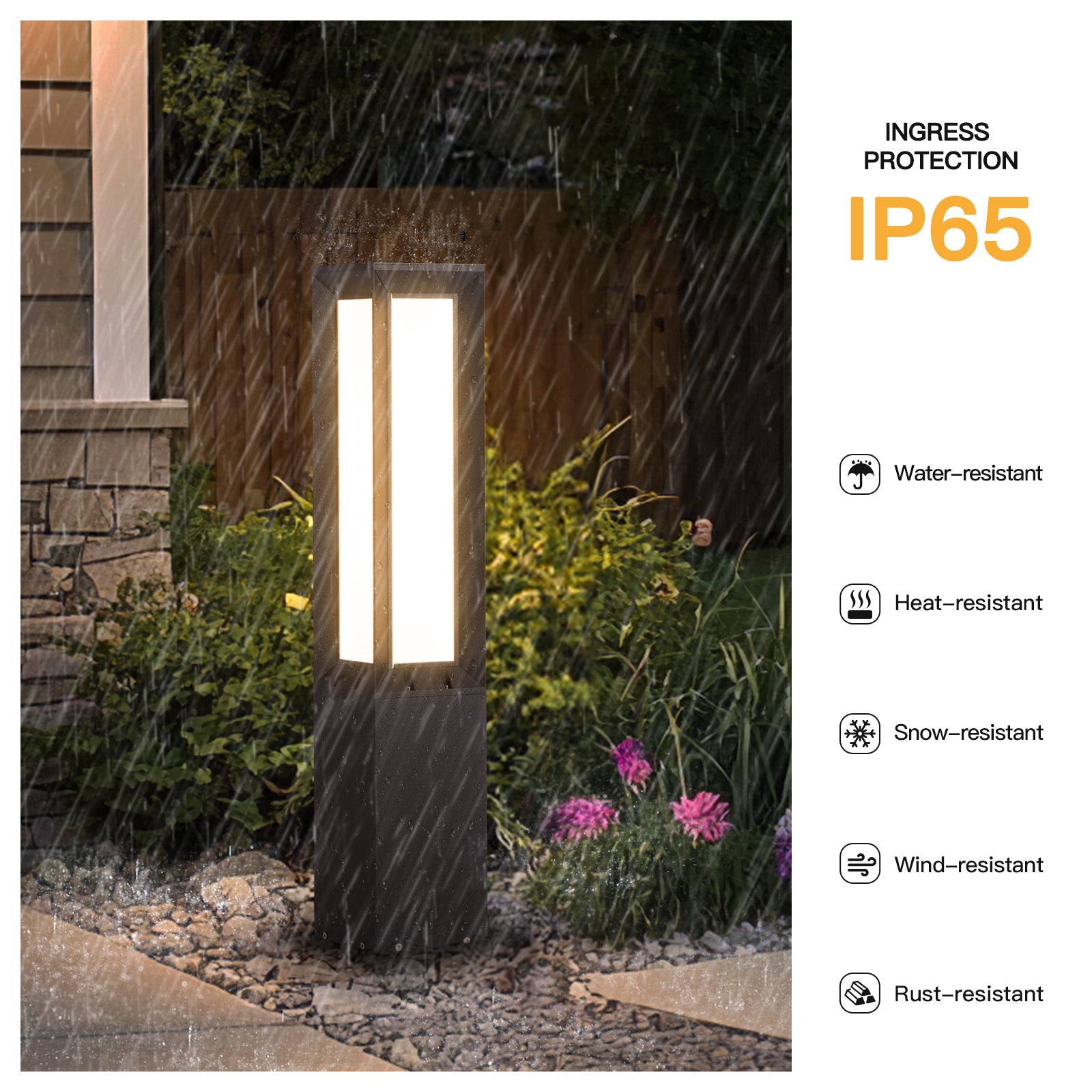 RIRZ PILLAR | Modern Architectural Bollard Light
