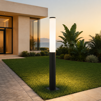RIRZ AURA | 70.9" Modern Wired Outdoor Bollard Light