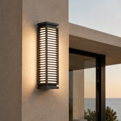 RIRZ LOUVER | Modern Wired Outdoor Wall Light