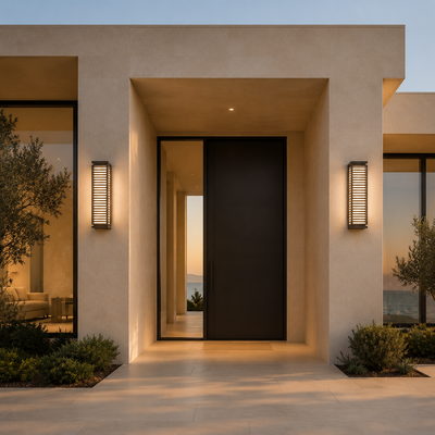 RIRZ LOUVER | Modern Wired Outdoor Wall Light