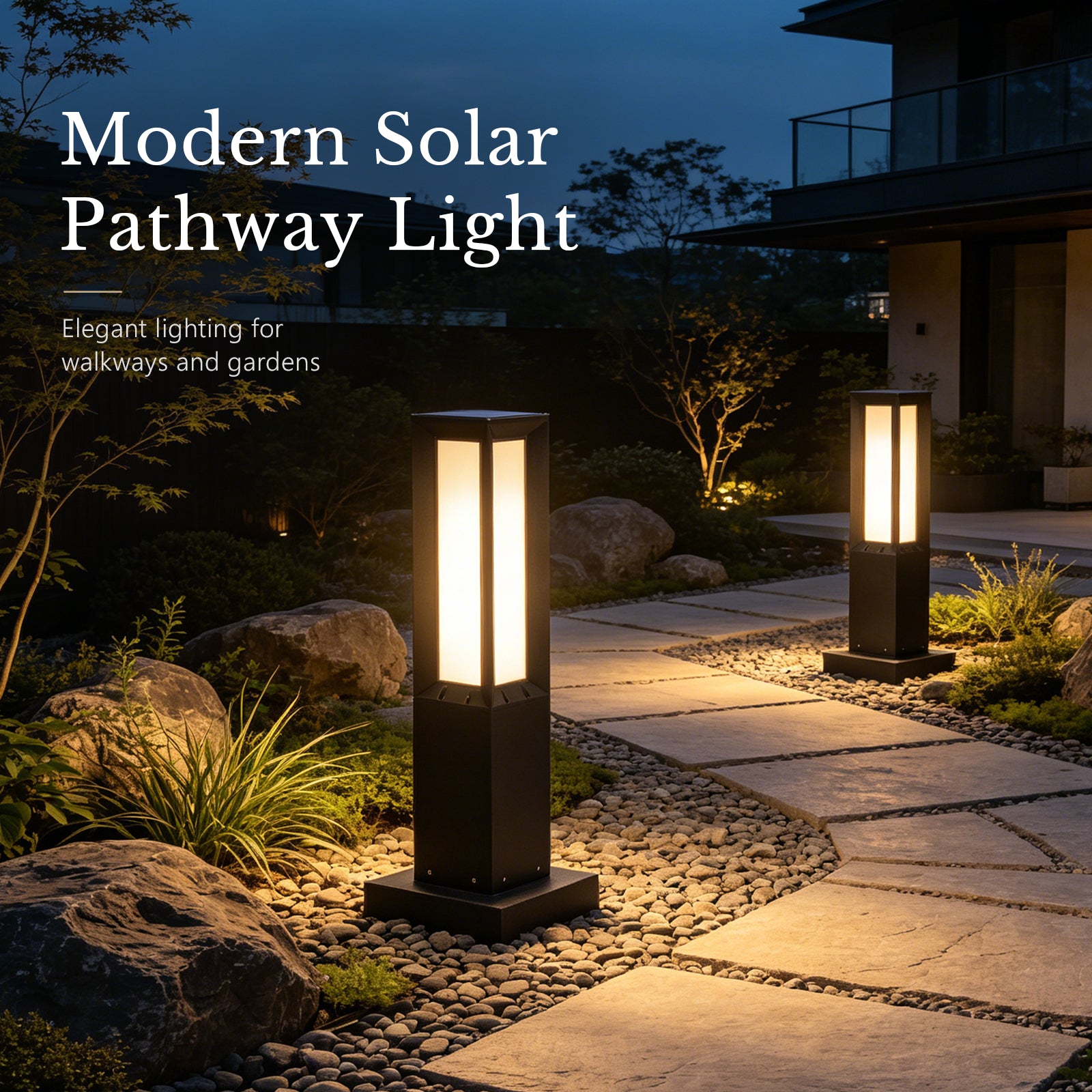 RIRZ LINEA | Modern Solar Pathway Light