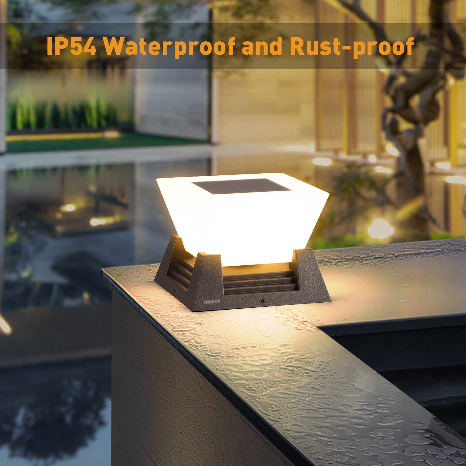 RIRZ NOVA | Modern Solar Post Light