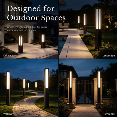 RIRZ PILLAR | Modern Architectural Bollard Light