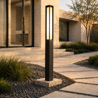 RIRZ PILLAR | Modern Wried Path Light