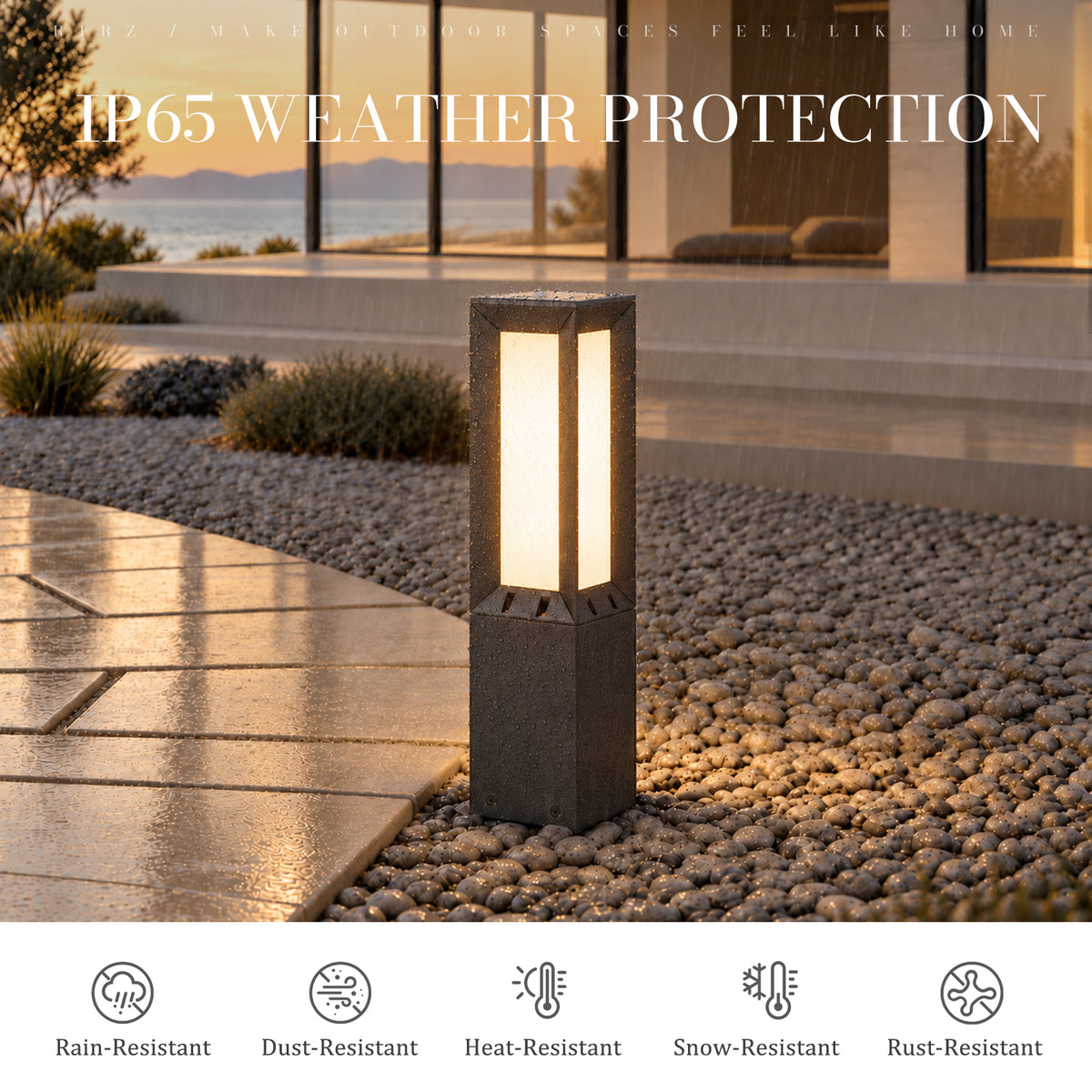 RIRZ LINEA | Modern Solar Pathway Light