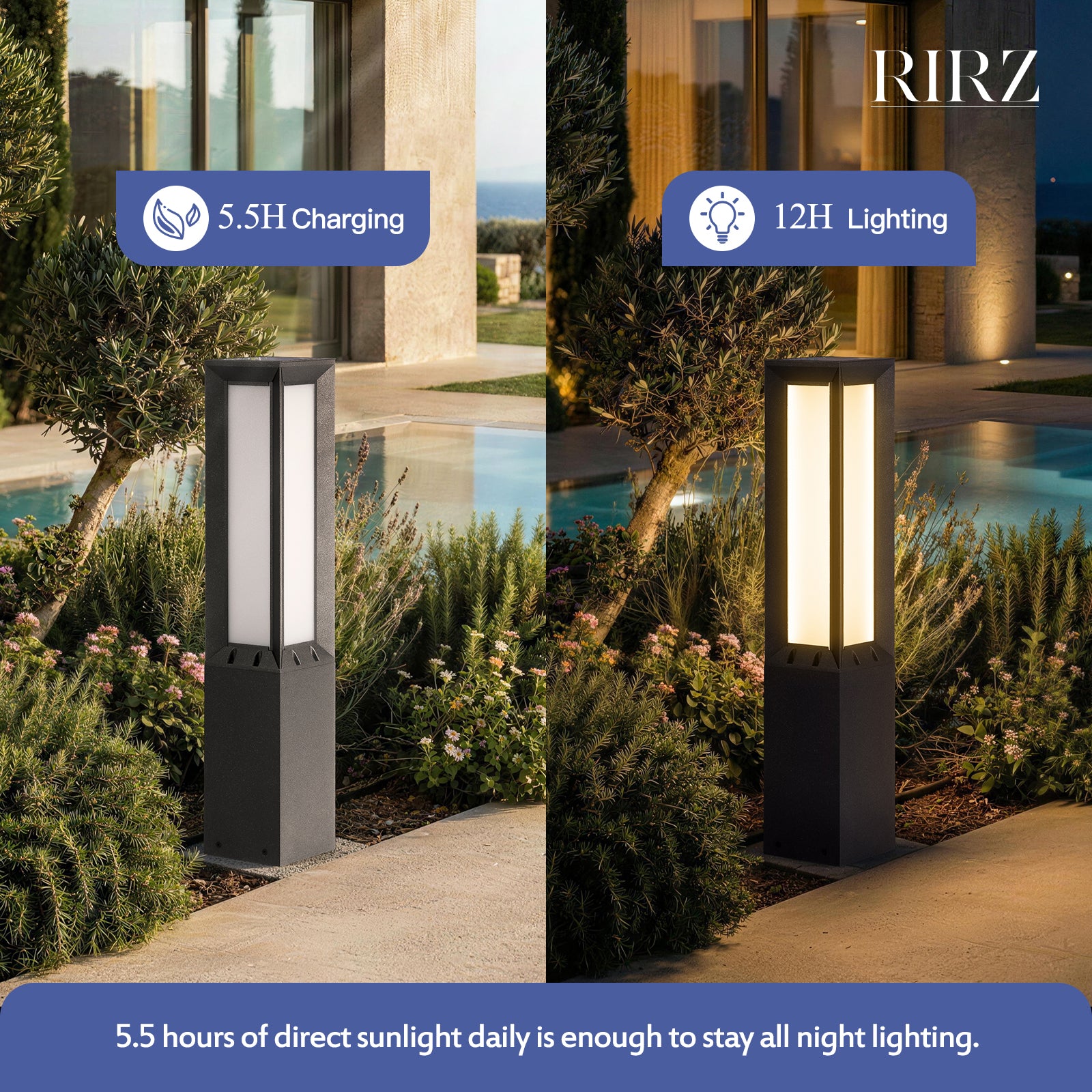 RIRZ LINEA | Modern Solar Pathway Light