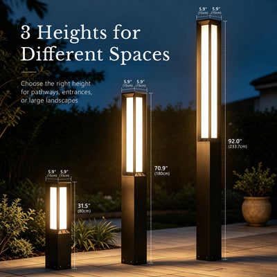 RIRZ PILLAR | Modern Architectural Bollard Light