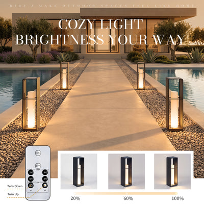 RIRZ AXIS | Modern Solar Outdoor Floor Lamp