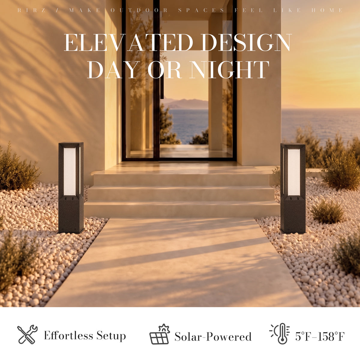 RIRZ LINEA | Modern Solar Pathway Light