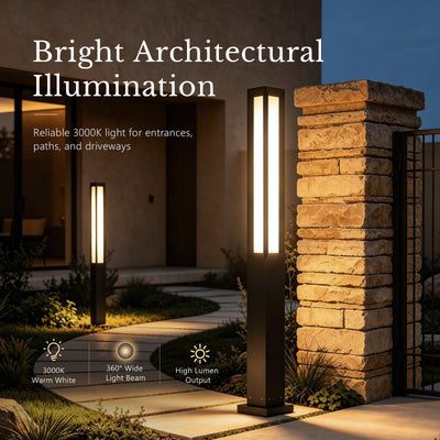 RIRZ PILLAR | Modern Architectural Bollard Light