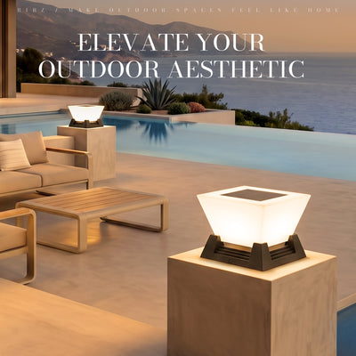 RIRZ NOVA | Modern Solar Post Light