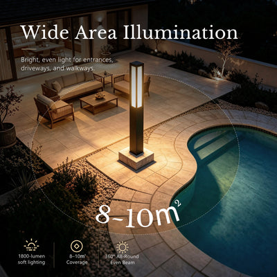 RIRZ PILLAR | Modern Architectural Bollard Light