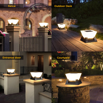 RIRZ NOVA | Modern Solar Post Light