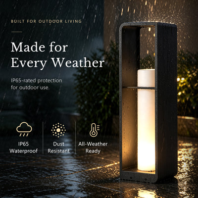 RIRZ AXIS | Modern Solar Outdoor Floor Lamp