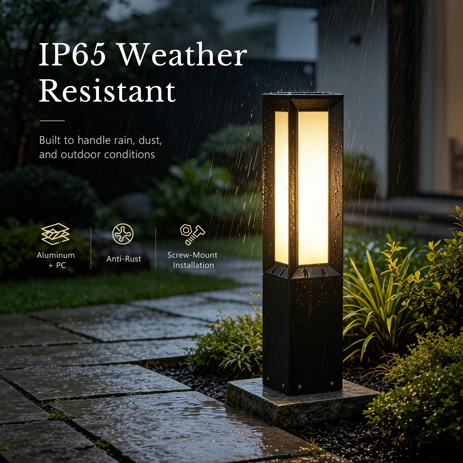 RIRZ LINEA | Modern Solar Pathway Light