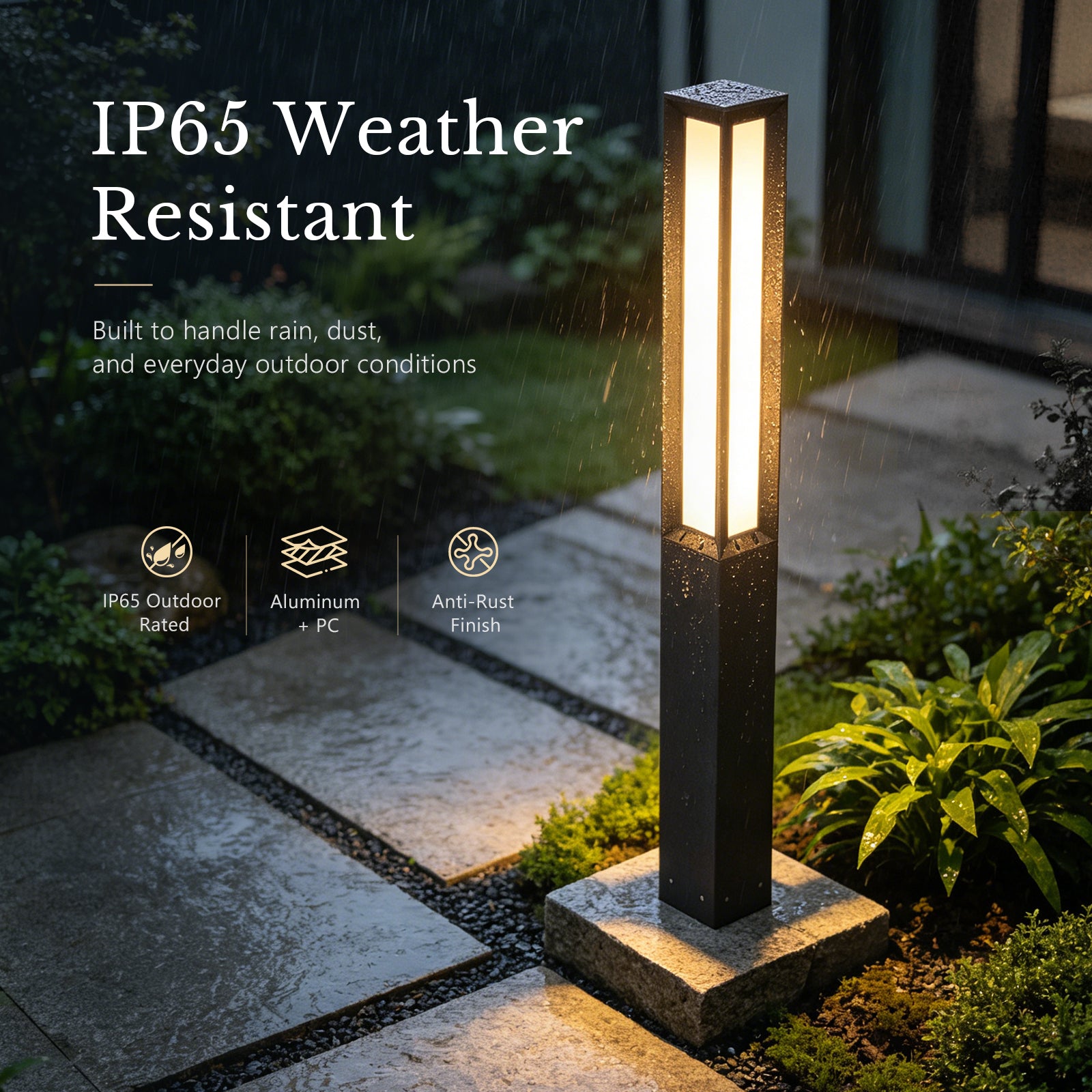 RIRZ PILLAR | Modern Architectural Bollard Light