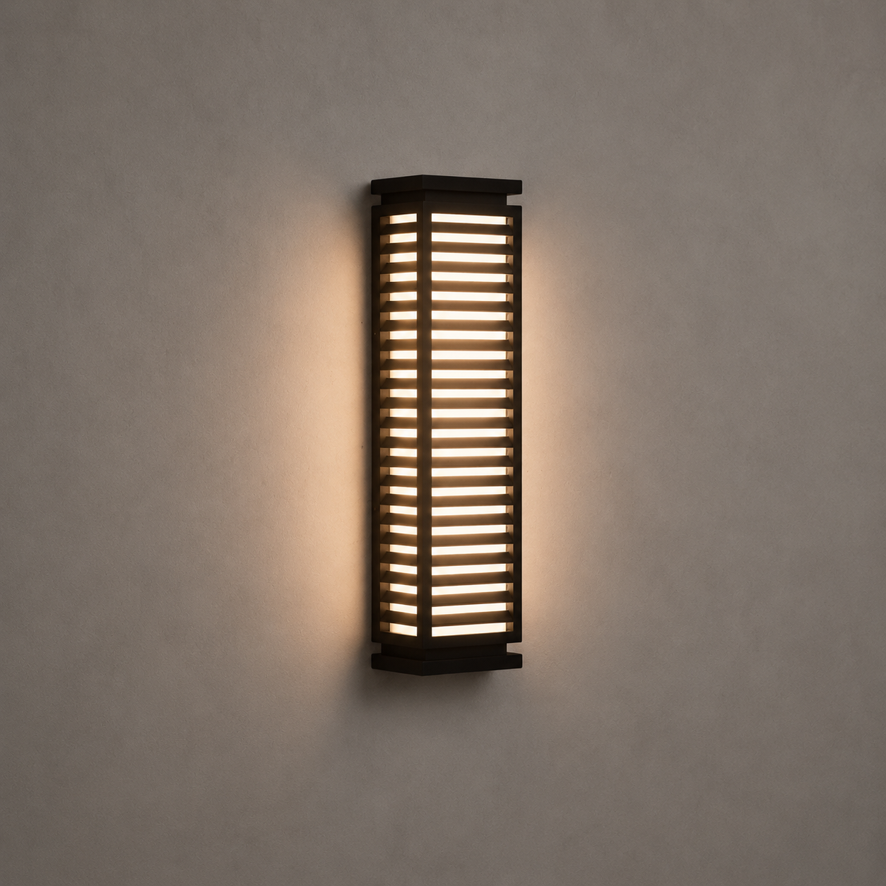 RIRZ LOUVER | Modern Wired Outdoor Wall Light