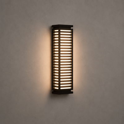 RIRZ LOUVER | Modern Wired Outdoor Wall Light