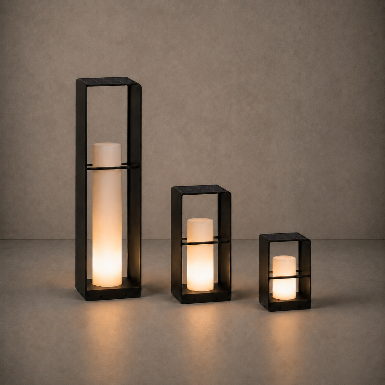 RIRZ AXIS | Modern Solar Outdoor Floor Lamp