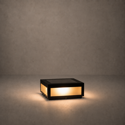 RIRZ CUBE | Modern Solar Outdoor Post Light