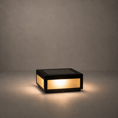 RIRZ CUBE | Modern Solar Outdoor Post Light