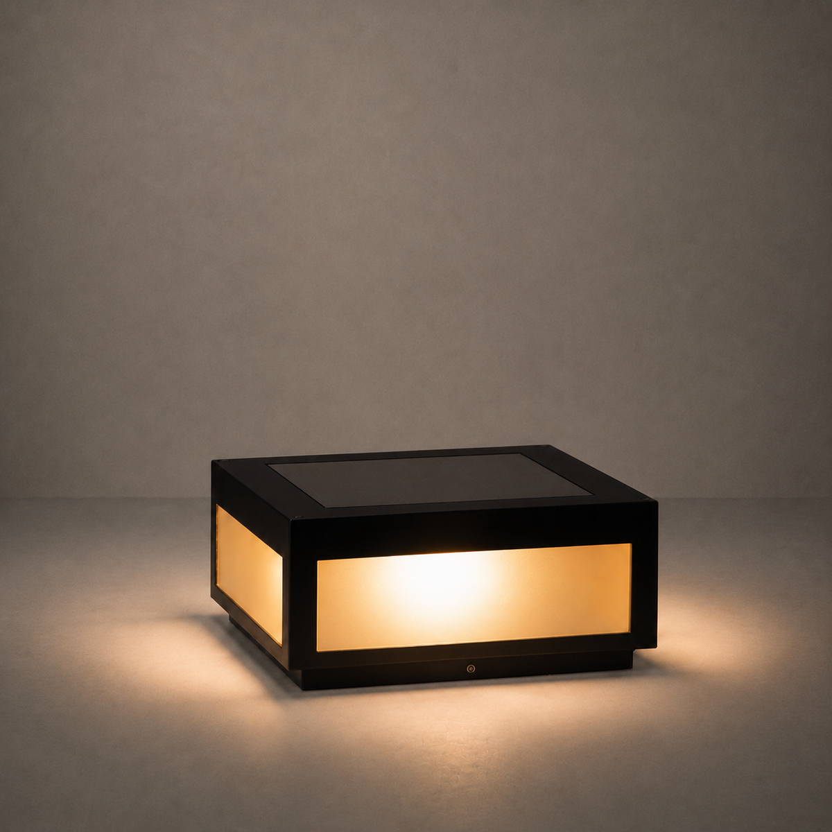 RIRZ CUBE | Modern Solar Outdoor Post Light