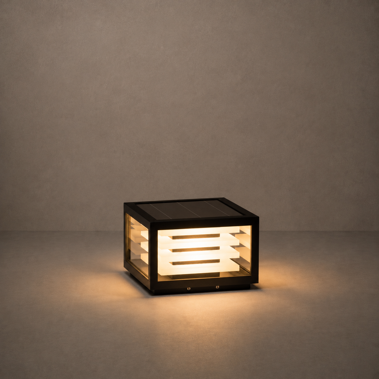RIRZ STRATA | Modern Solar Outdoor Post Light