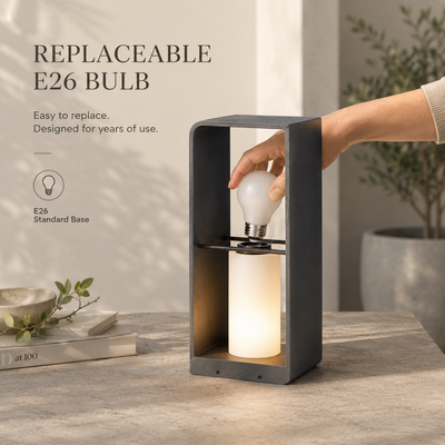 RIRZ AXIS | Modern Solar Outdoor Floor Lamp