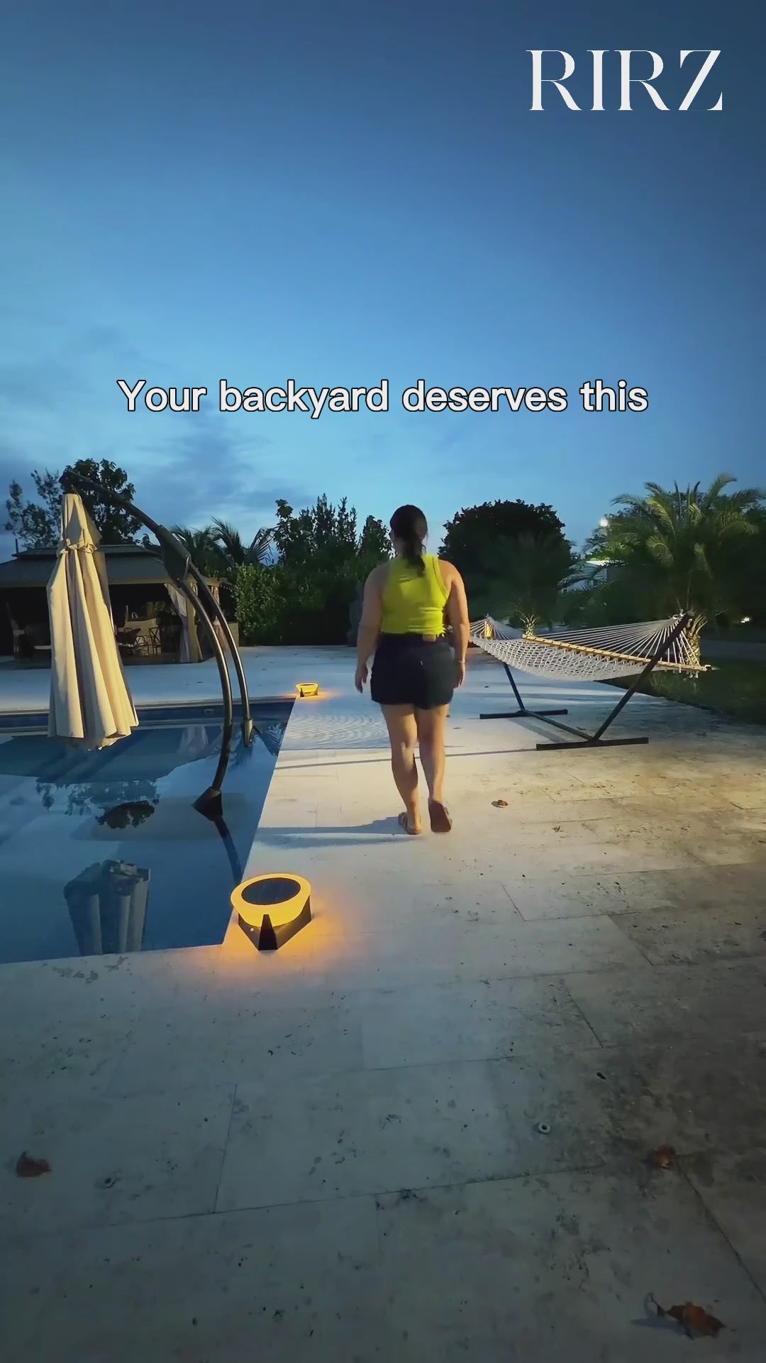 RIRZ HALO | Modern Solar Outdoor Lamp