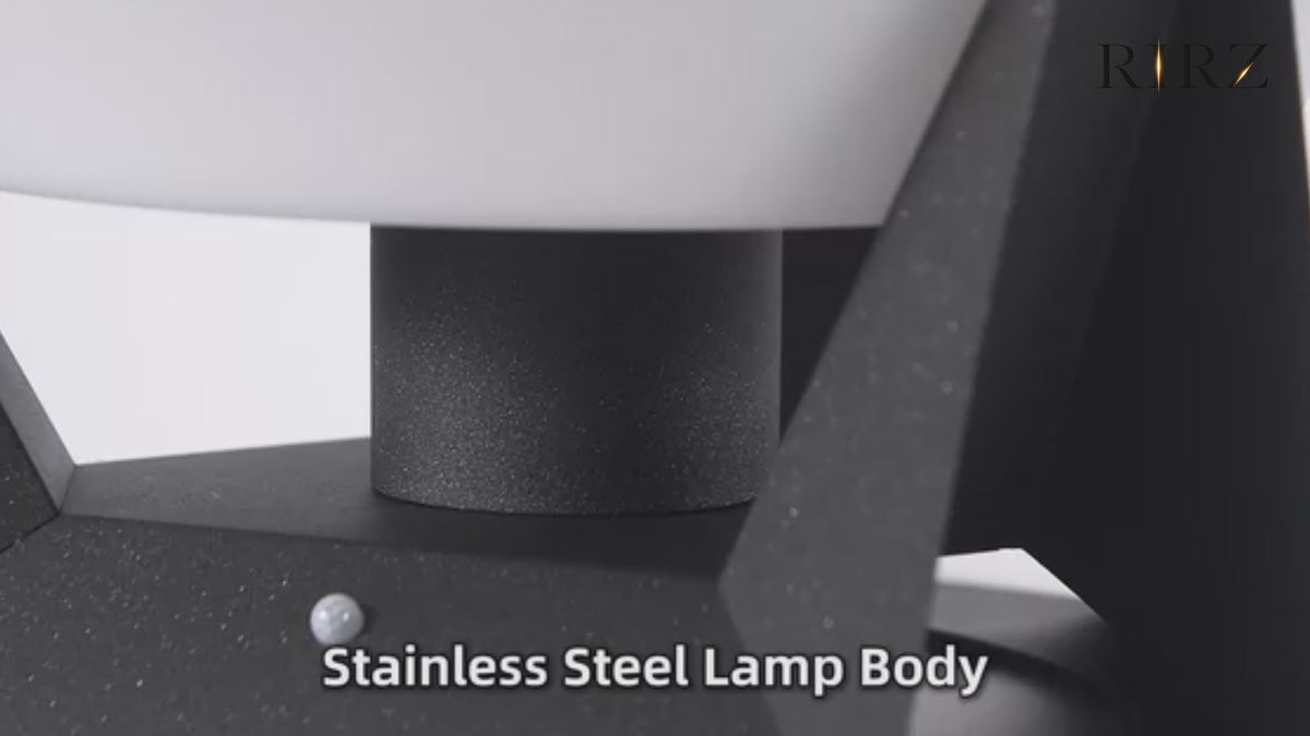 RIRZ ECLIPSE | Modern Solar Outdoor Post Light