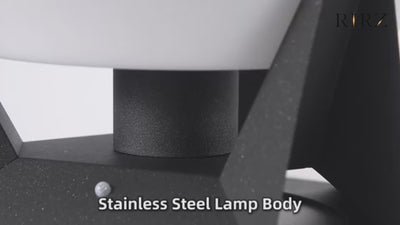 RIRZ ECLIPSE | Modern Solar Outdoor Post Light