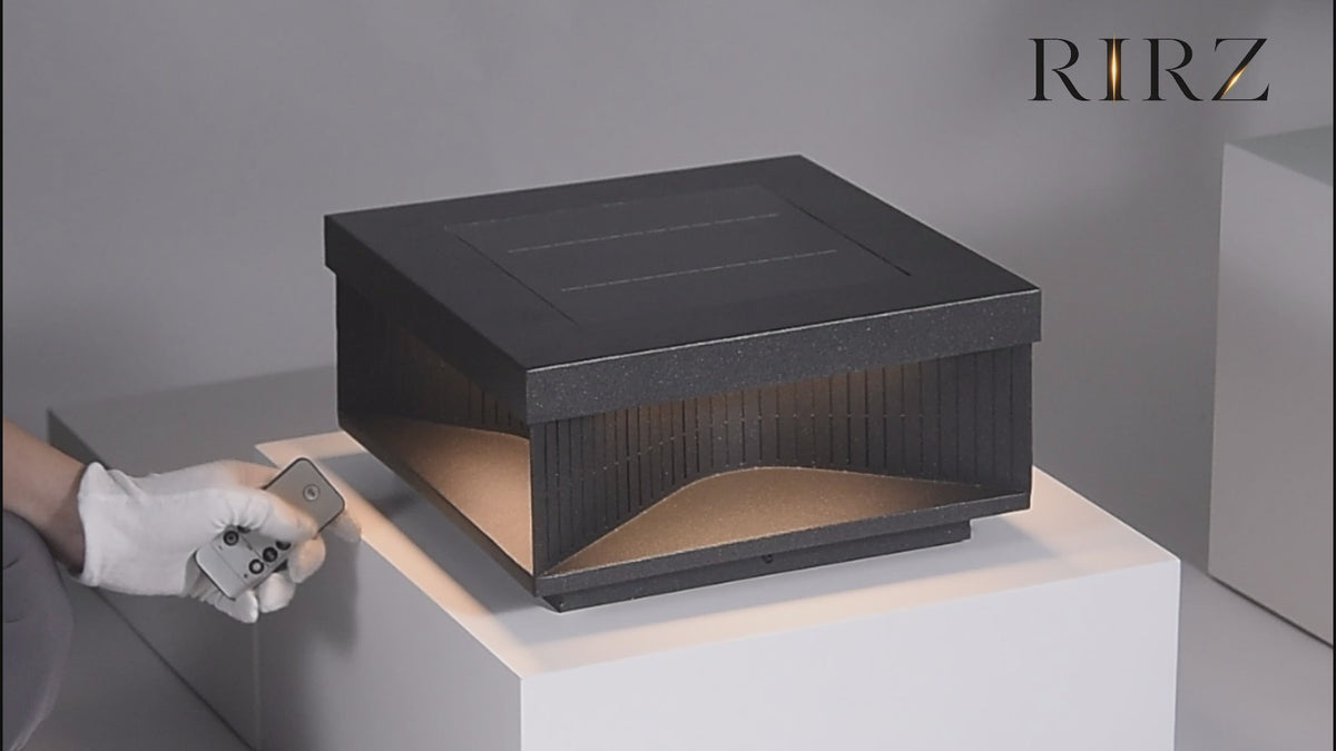 RIRZ RIBBED | Modern Wired Outdoor Post Light