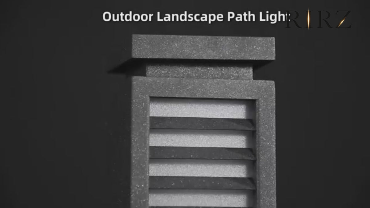 RIRZ BEACON | 27.6" Modern Wired Outdoor Bollard Light