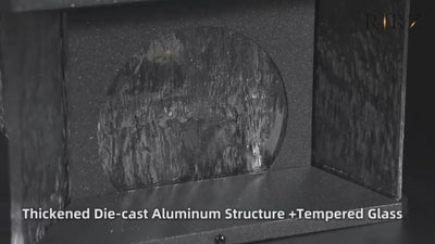 RIRZ LUCENT | Modern Solar Glass Post Light