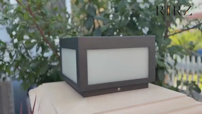 RIRZ CUBE | Modern Wired Outdoor Post Light