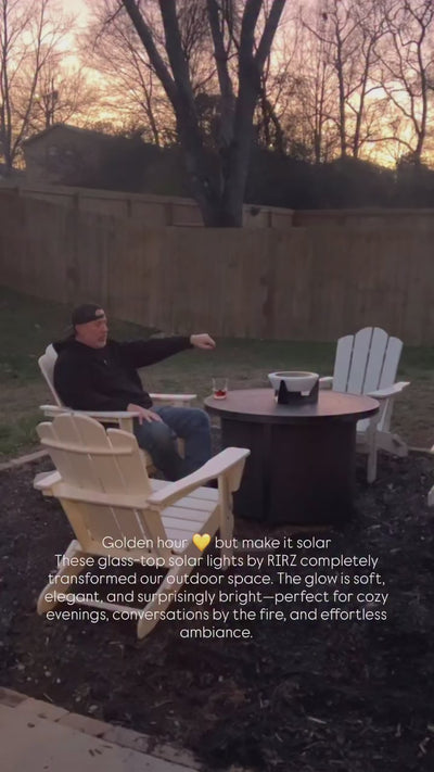 RIRZ HALO | Modern Solar Outdoor Lamp