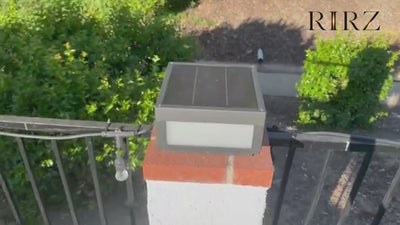 RIRZ CUBE | Modern Solar Outdoor Post Light
