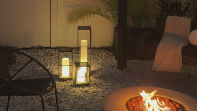 RIRZ AXIS | Modern Solar Outdoor Floor Lamp
