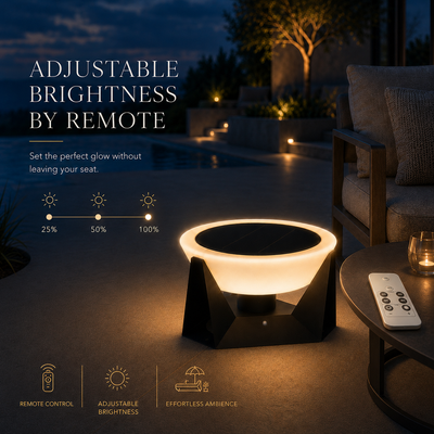 RIRZ HALO | Modern Solar Outdoor Lamp