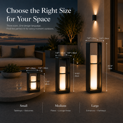 RIRZ AXIS | Modern Solar Outdoor Floor Lamp
